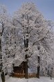 Kapliczka na Łysej Górze zimą (2)